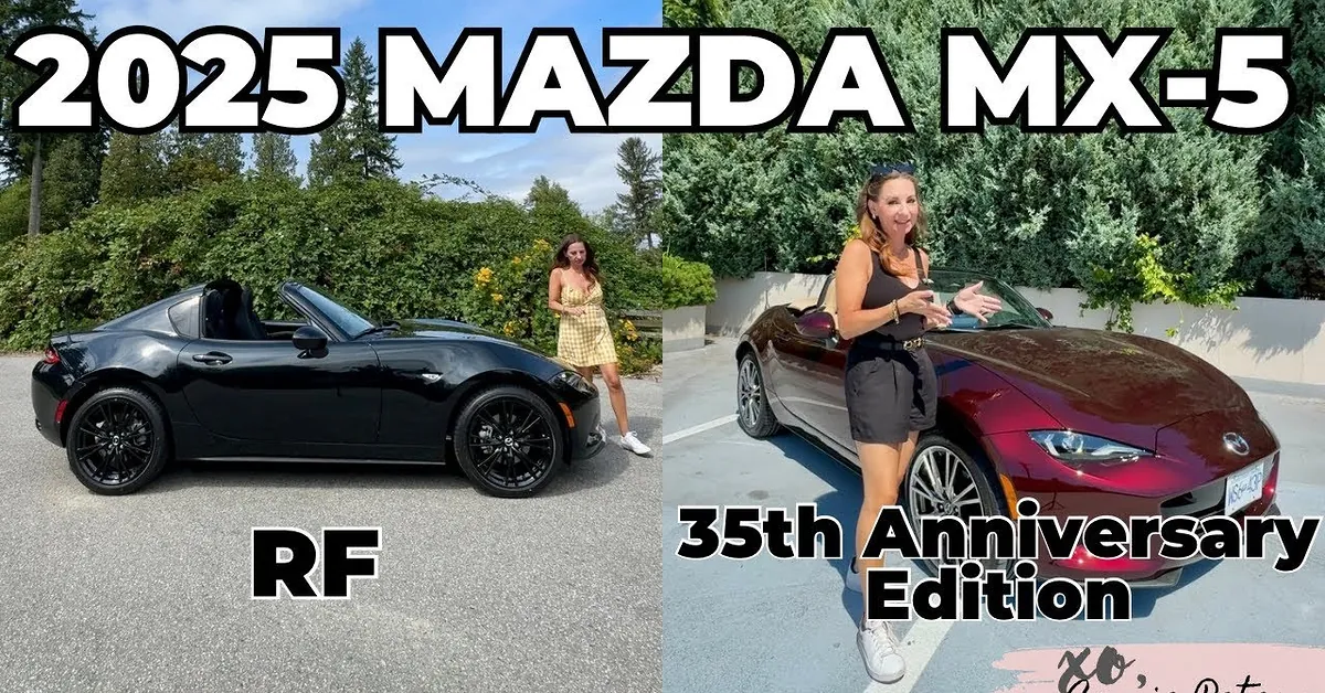 2025 Mazda MX-5 Miata 35th Anniversary And RF Hardtop Reviewed