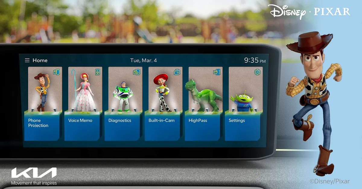 Driving Dystopia: Kia Partners With Disney On Themed Infotainment Screens