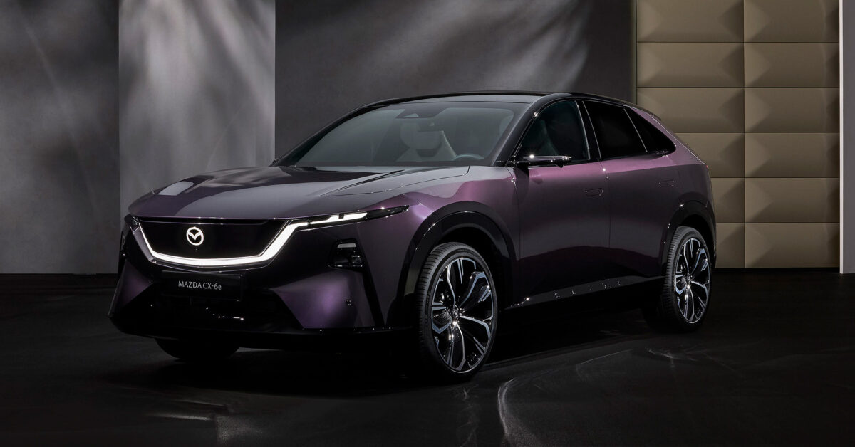 Electric Mazda CX-6e SUV arriving in late 2026