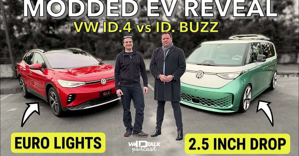 Modding the VW ID. Buzz & ID.4! Lowered, Euro Lights & More (Updated)