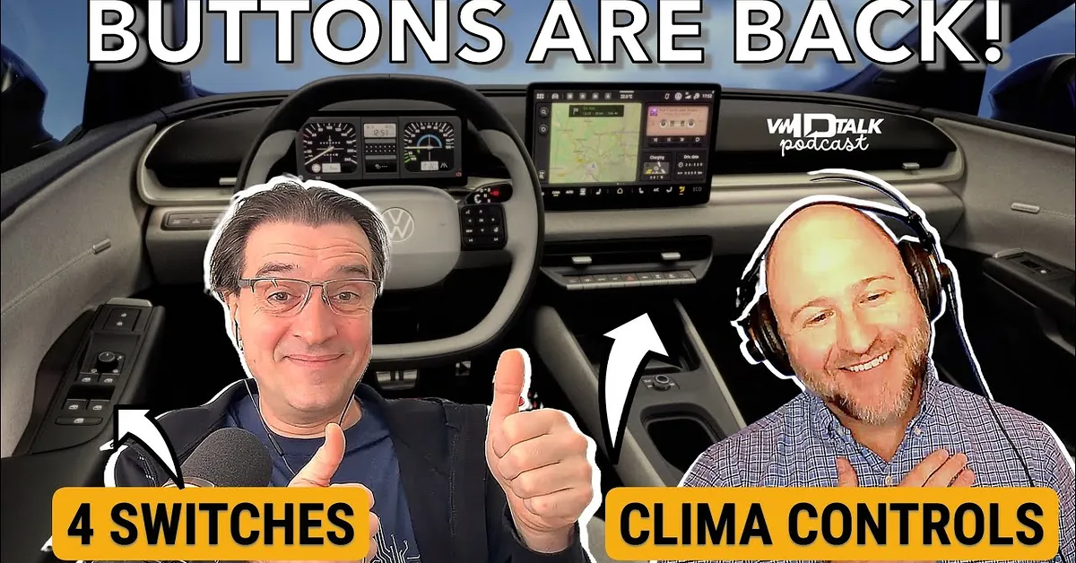 VW Brings Back Buttons! ID. Polo (ID.2) Interior Reveal & ID.4 Retrofit Plans?