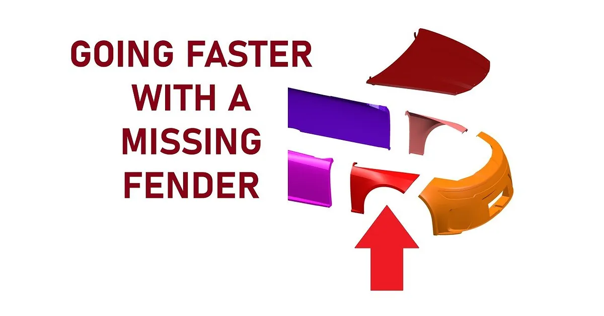 Did Tyler Reddick Go Faster With A Missing Fender At Atlanta?