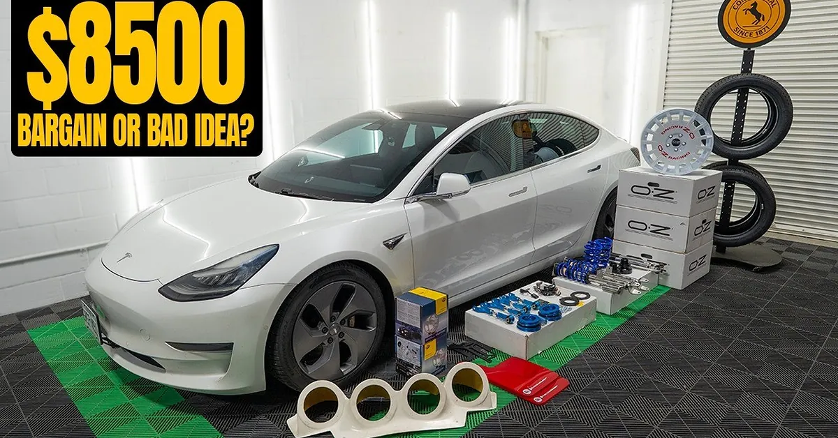 Building A Cheap $8,500 Tesla Model 3