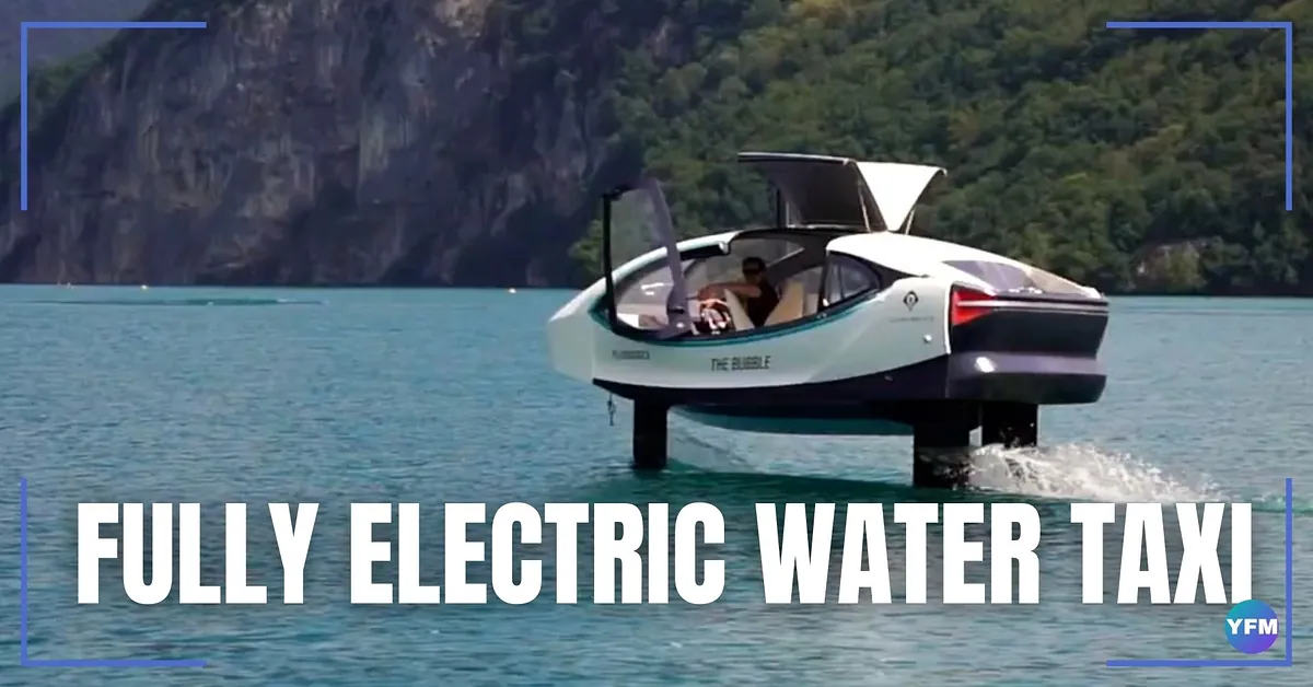A Fully Electric Hydrofoil Water Taxi