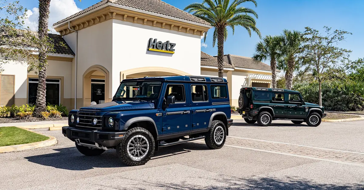 Hertz Adds Ineos Grenadier 4×4 to Rental Fleet
