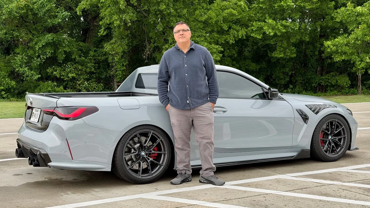 Who chops off a $100,000 BMW M4 into a wild pickup?