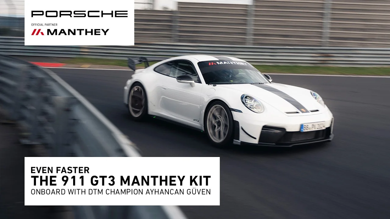 Porsche sets a new Nürburgring lap time with 911 GT3 (992.2) Manthey Kit