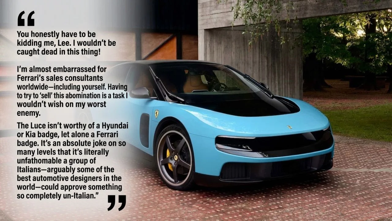 Ferrari Luce sales pitch to an avid car collector goes wrong; emails uploaded