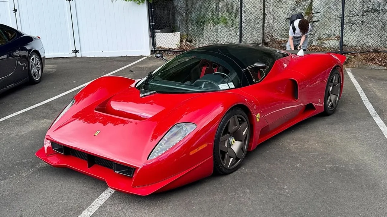 One-off Ferrari P4/5 by Pininfarina spotted at a car event in US