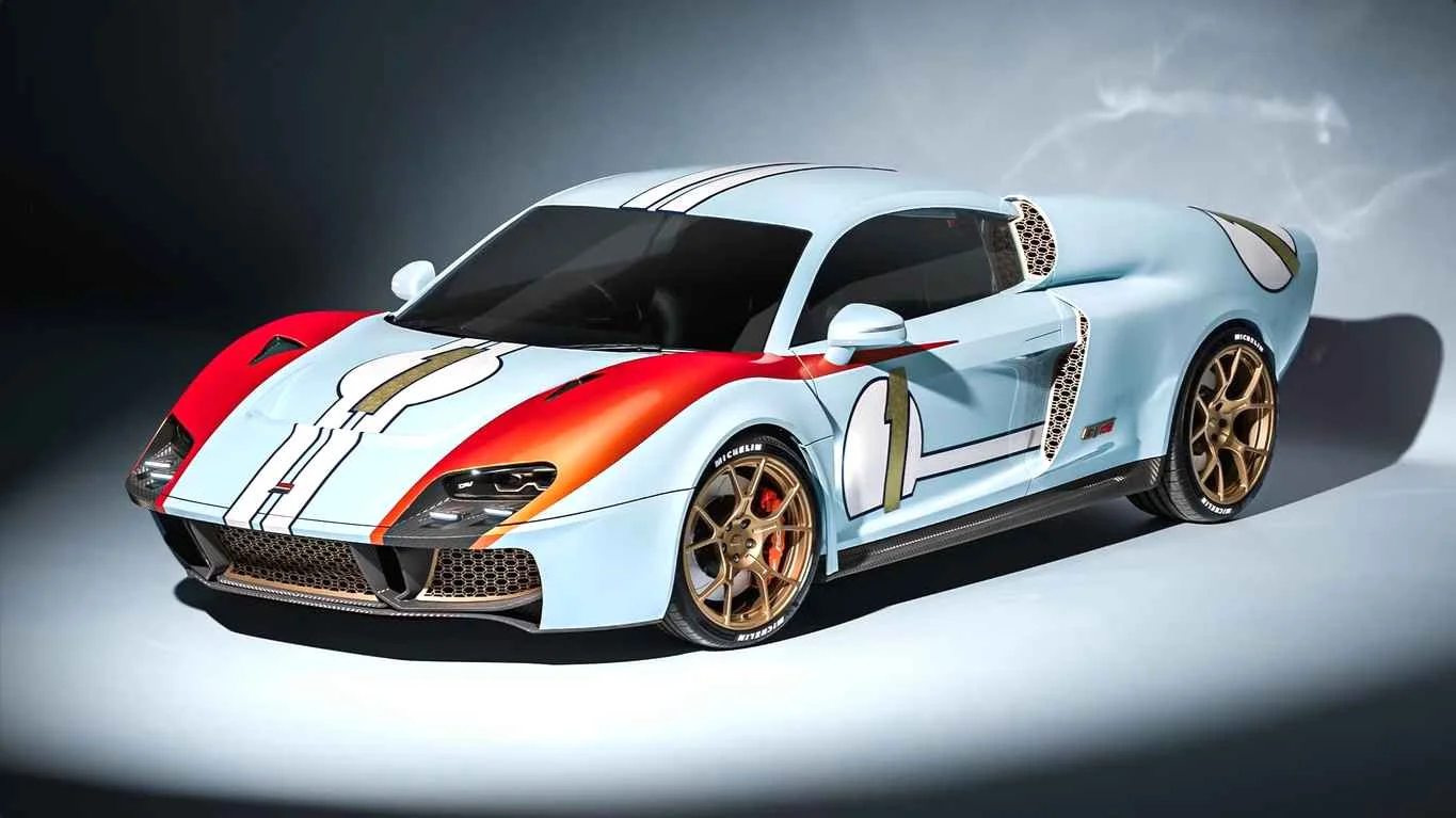 Ford GT40-inspired restomod packs 800 hp V8 with manual gearbox