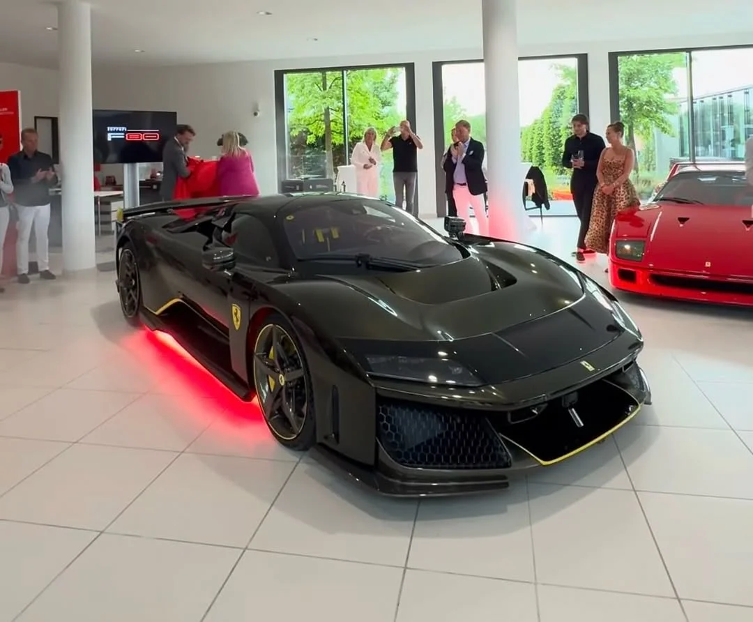 Europe’s first tailor-made Ferrari F80 is here flaunting its unique custom colour